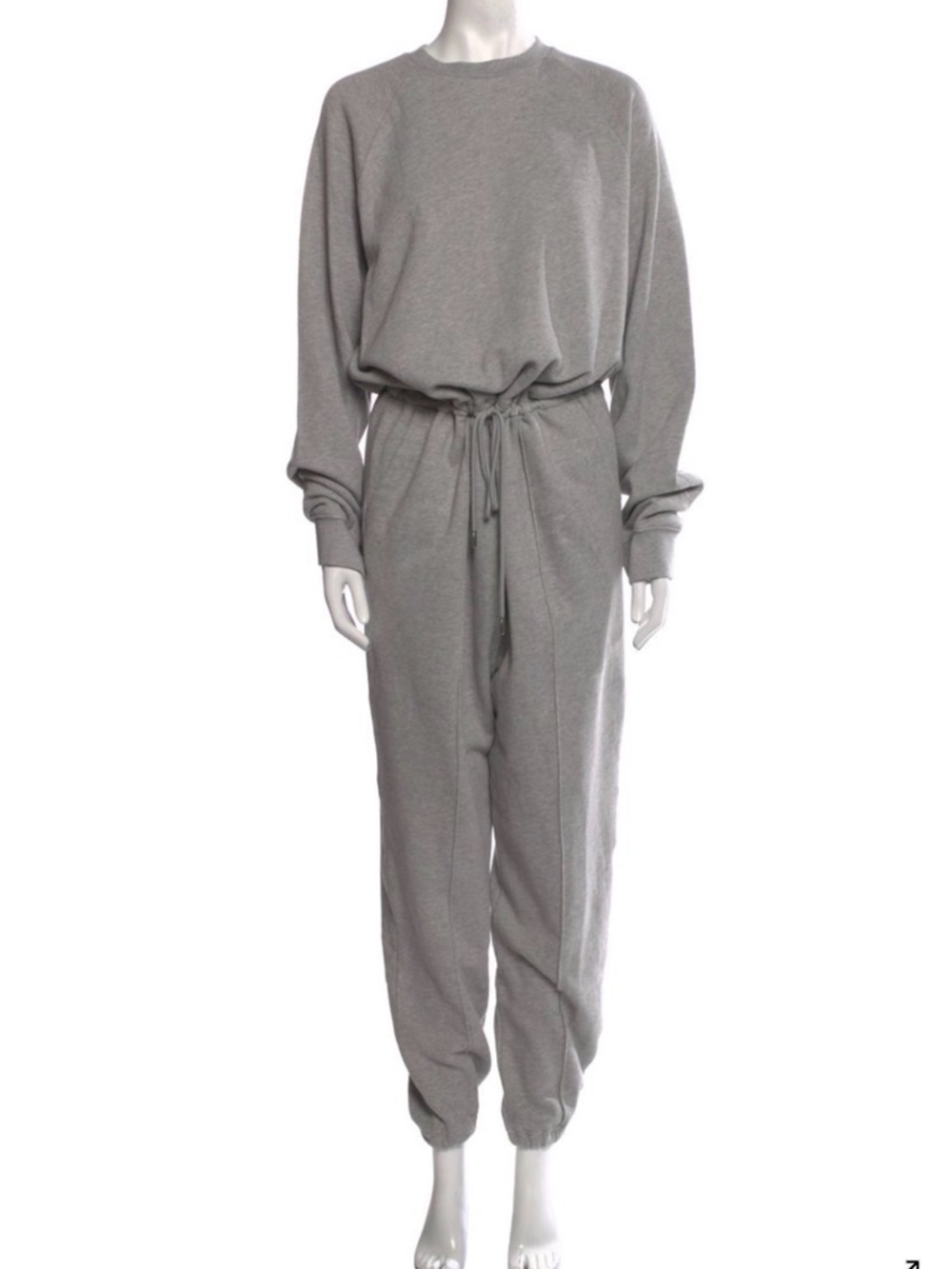 Ninety Percent Crew Neck Zip Back Jogger Jumpsuit / British Brand